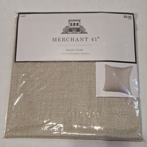 Merchant 41 Tan Pillow Cover